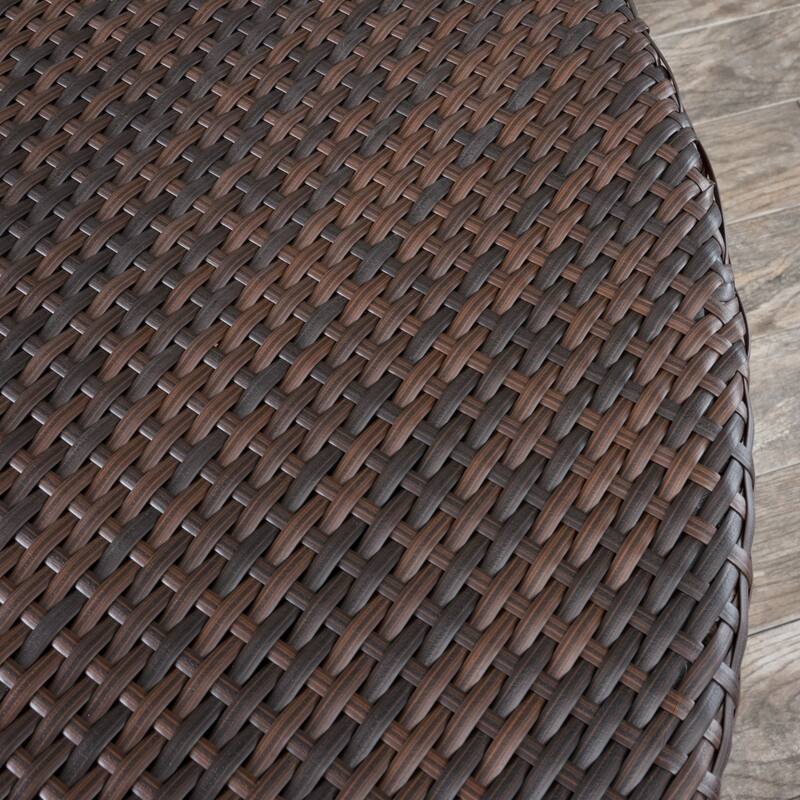 Armstrong Outdoor Multi-Brown 5-piece Dining Wicker Set by Christopher Knight Home