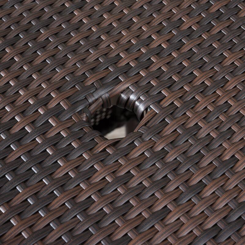 Armstrong Outdoor Multi-Brown 5-piece Dining Wicker Set by Christopher Knight Home