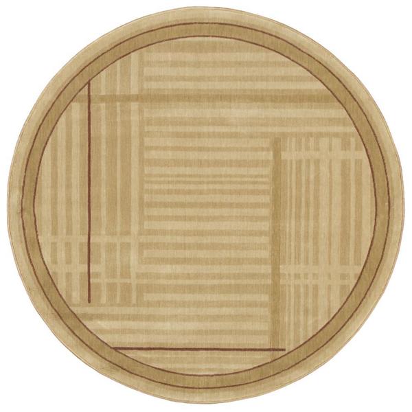 Rug Squared Fenwick Gold Rug - 5'6" Round