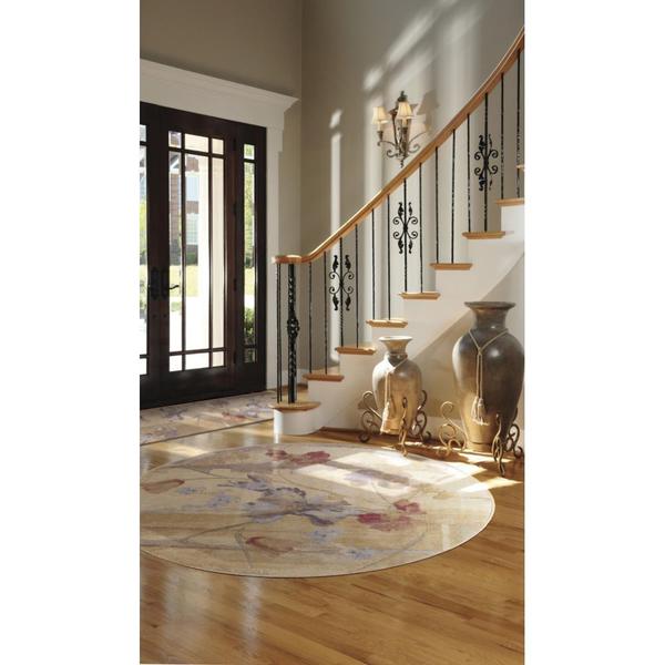 Rug Squared Fenwick Beige Rug - 5'6" Round