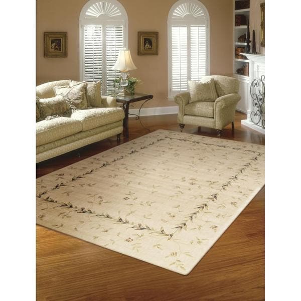 Rug Squared Fenwick Beige Rug - 3'6" x 5'6"