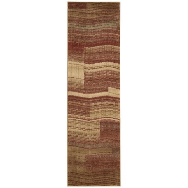 Rug Squared Fenwick Flame Rug - 2'3" x 8' Runner