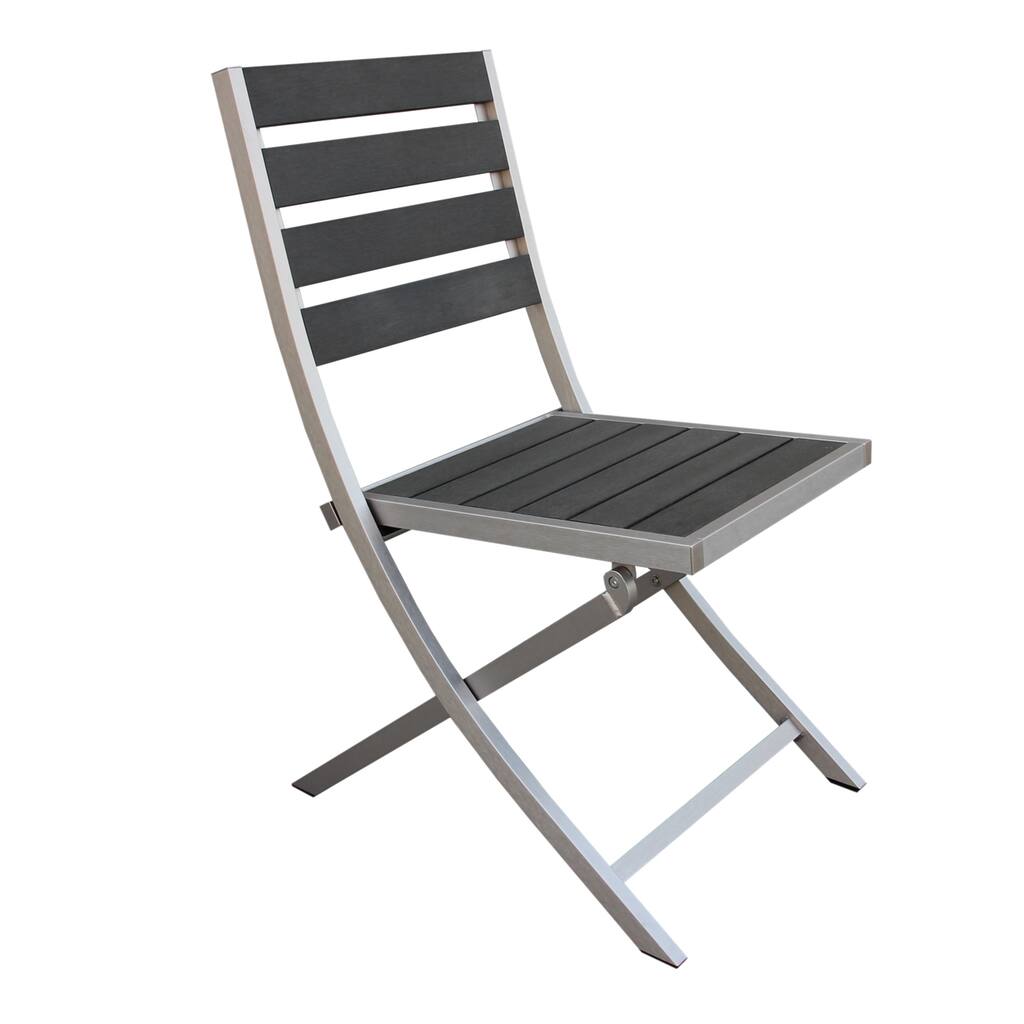 Fresca Polylumber Outdoor Folding Chairs (Set of 2)