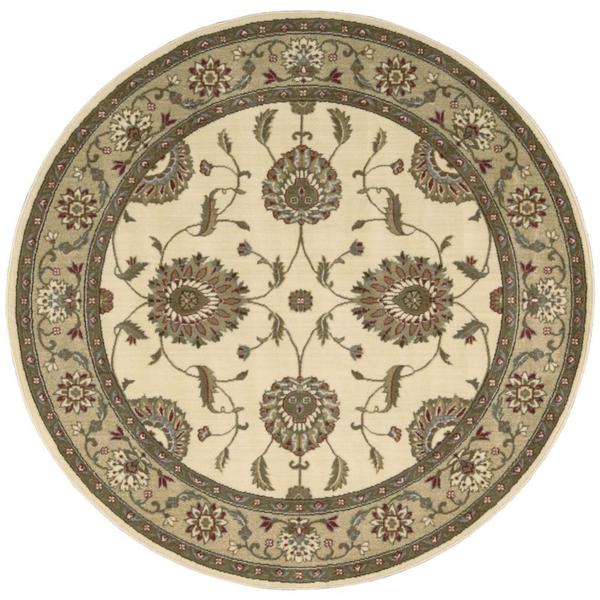 Rug Squared Fenwick Ivory Rug (5'6 Round) - 5'6" Round