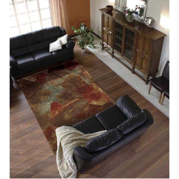 Rug Squared Fenwick Multicolor Rug - 2' x 2'9"