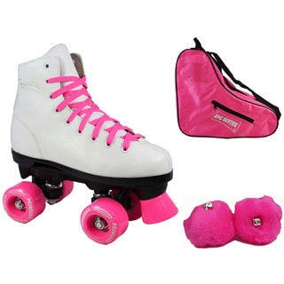 Size 5 Epic Nitro Turbo Pink Quad Speed Skates 