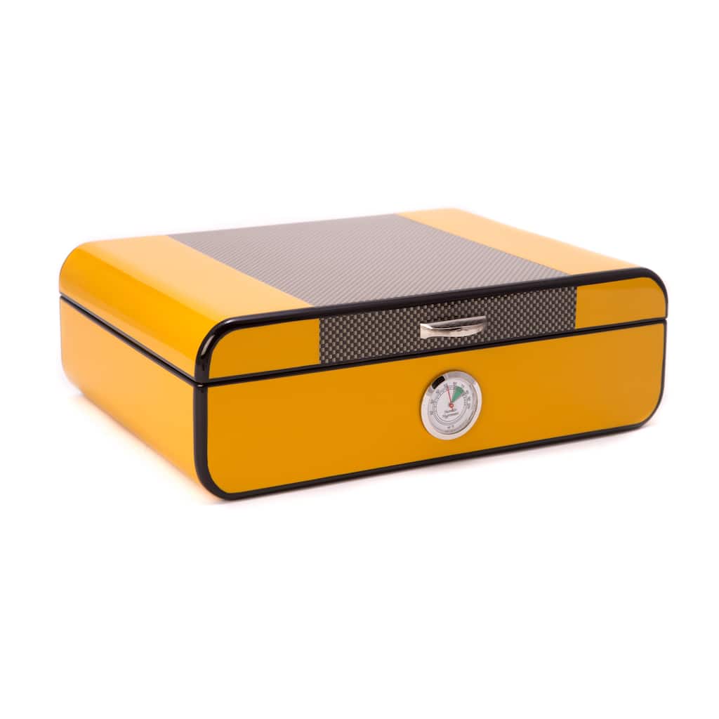 Bey Berk 'Torpedo' Lacquered Cigar Humidor