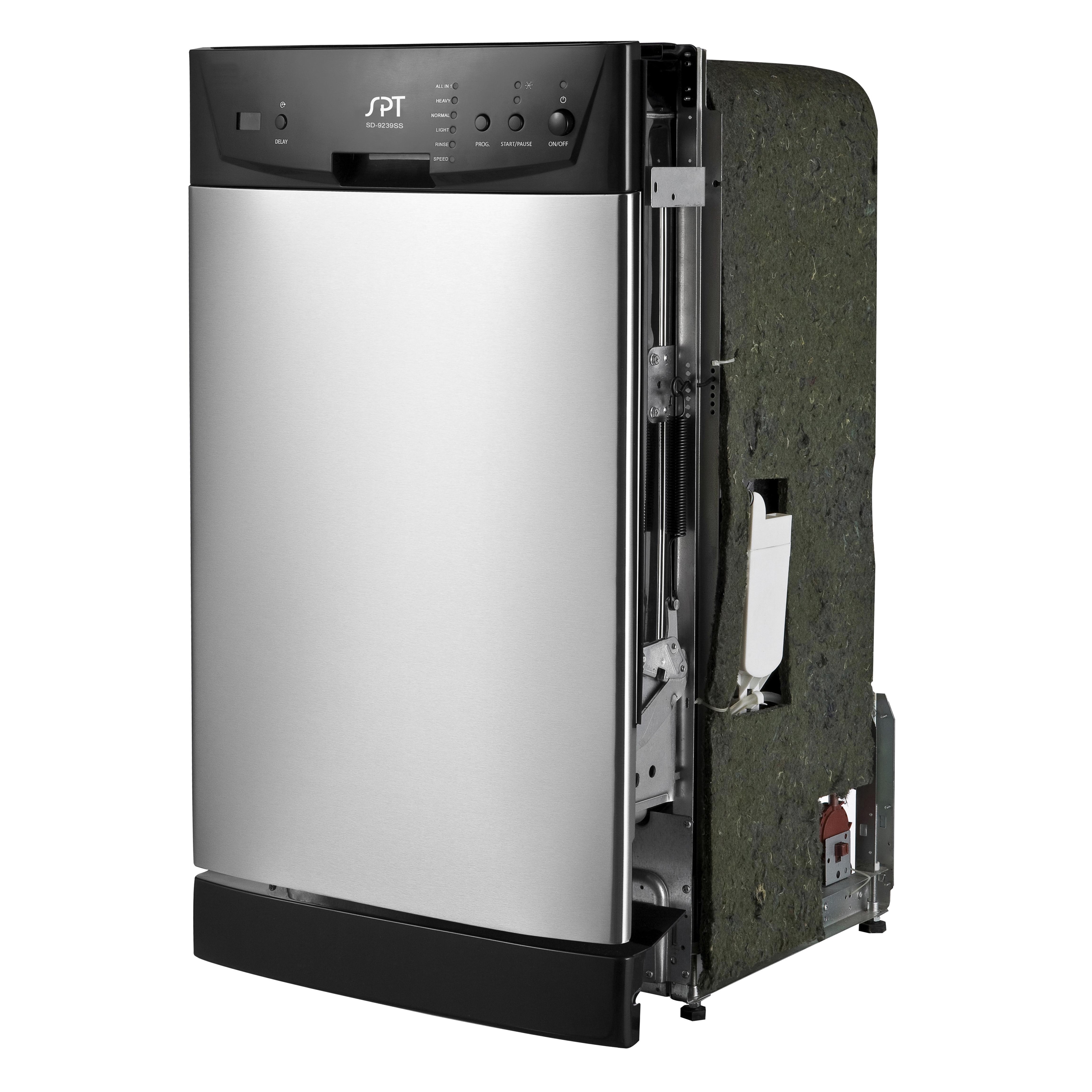 SPT Energy Star 18inch BuiltIn Dishwasher Stainless Steel eBay