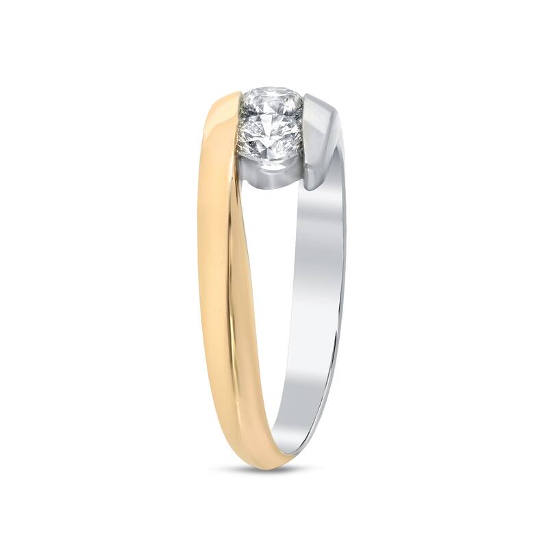 Auriya Contemporary 1ct TDW 3-Stone Bypass Diamond Ring 14k Gold