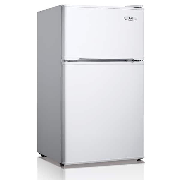 Spt Energy Star 3 5 Cubic Foot Double Door Refrigerator In White