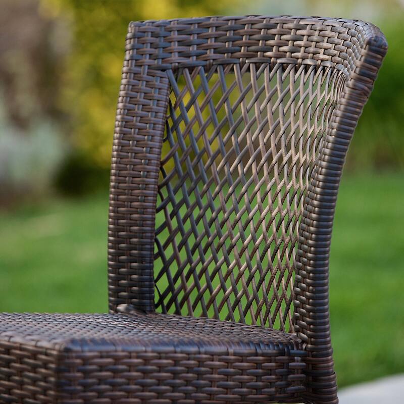 Barnes Outdoor 7-piece Wicker Dining Set by Christopher Knight Home