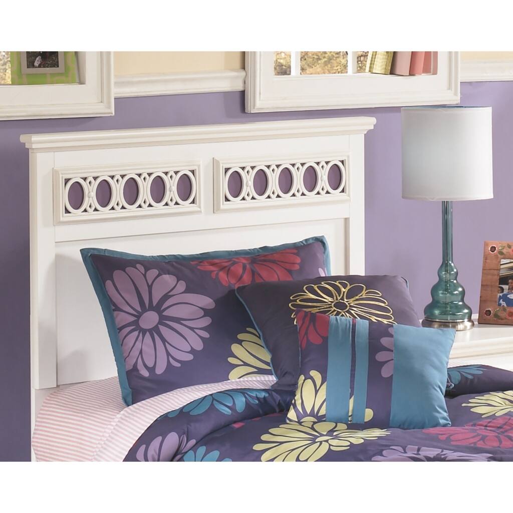 Zayley White Twin Panel Headboard