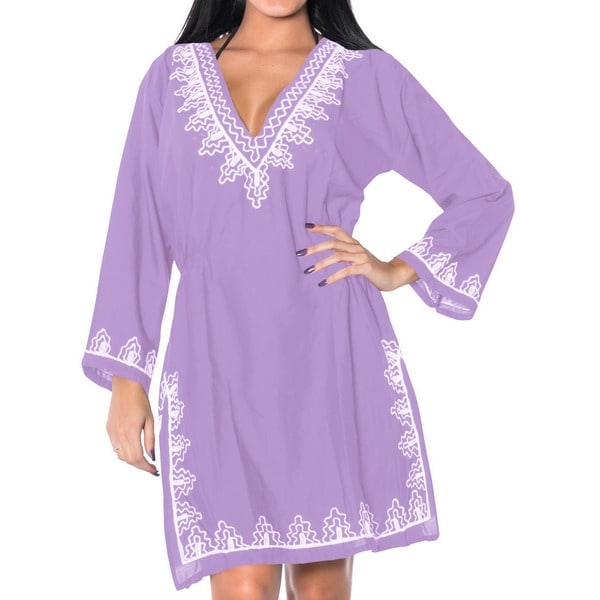 lilac beach cover up