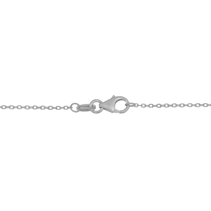 10k or 14k Gold Engraveable Bar Cable Chain Necklace (18 inch)
