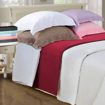 Superior Wrinkle Resistant Embroidered Microfiber Duvet Cover Set