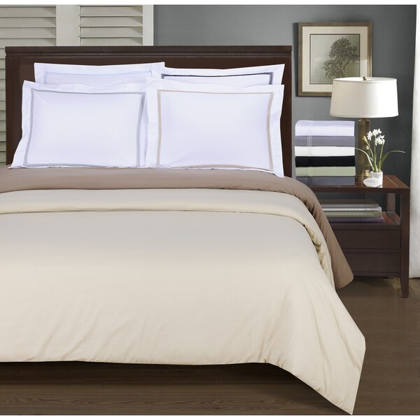 Superior Wrinkle Resistant Embroidered Microfiber Duvet Cover Set