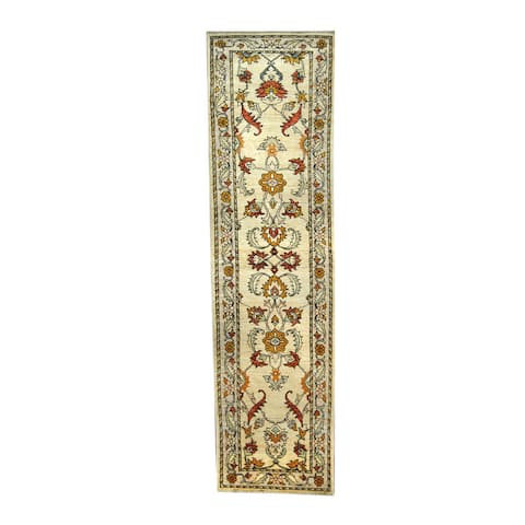 HERAT ORIENTAL Handmade One-of-a-Kind Oushak Wool Runner - 2'8 x 9'7