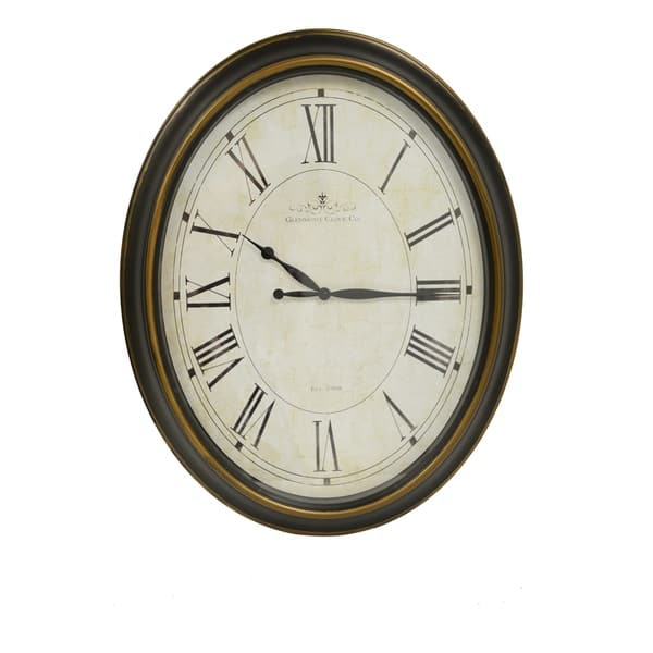 Glenmont Traditional Roman Numeral Oval Wall Clock Bed Bath & Beyond