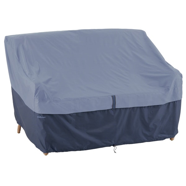 Classic Accessories Belltown Patio Sofa/ Loveseat Cover Blue