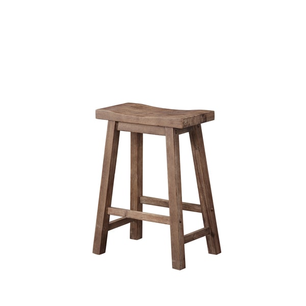The Gray Barn Vermejo Wire-brush Saddle Stool