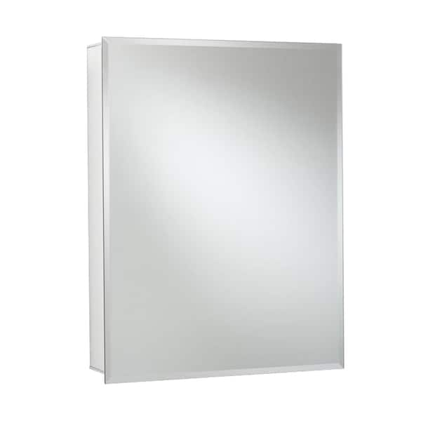 Shop Recessed Or Surface Mount Medicine Cabinet In Aluminum With