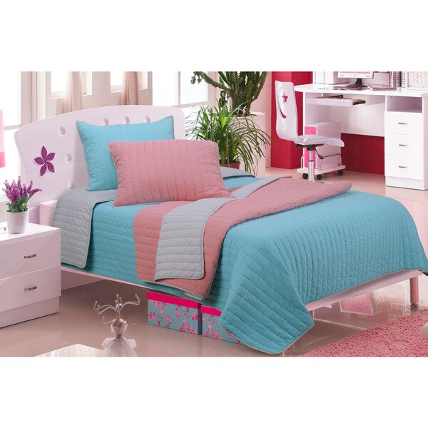 Superior Cotton Brandon (Vertical) 2-piece Quilt Set