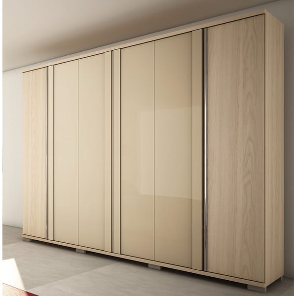 Shop Manhattan Comfort 6 Drawer Soho 6 Door Wardrobe - Free Shipping