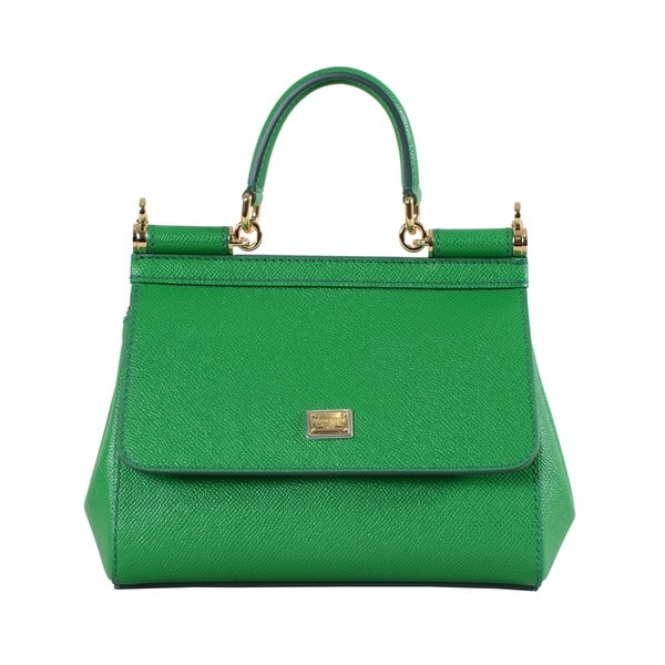 Dolce & Gabbana Sicily Kelly Green Leather Micro Bag - 17261314 ...