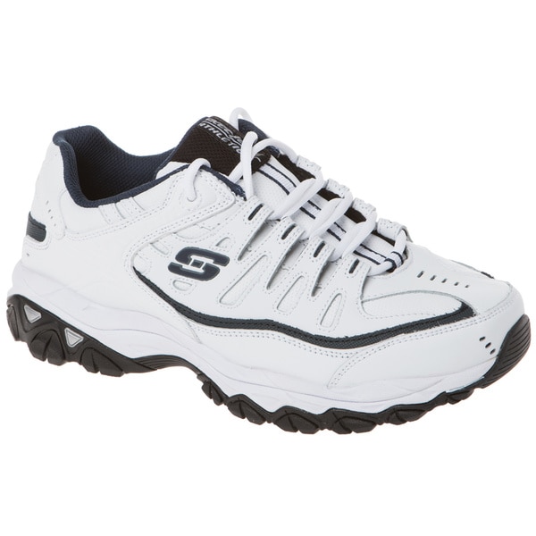 skechers leather lace up