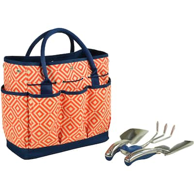 Picnic at Ascot Diamond Collection Gardening Tote with Tools