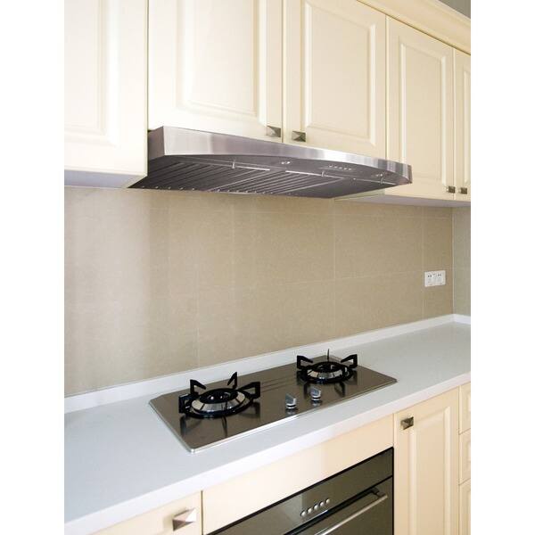 KOBE RA3836SQB5 Deluxe 36" Under Range Hood, 3Speed, 700 CFM