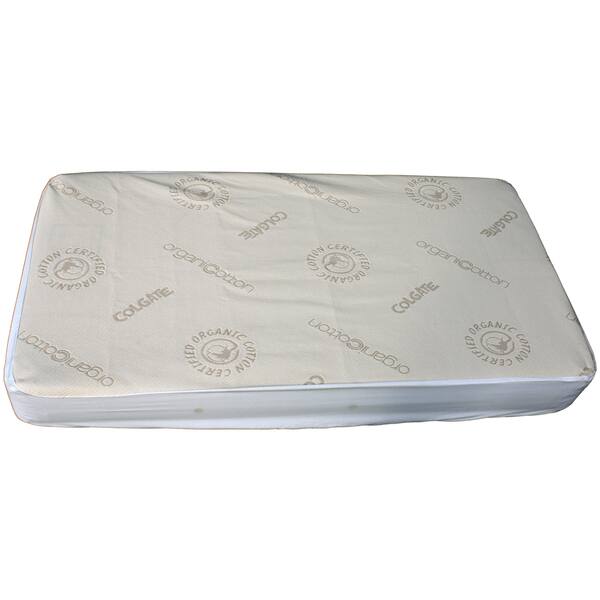 Shop Colgate Organic Cotton Crib Fitted Waterproof Mattress Cover