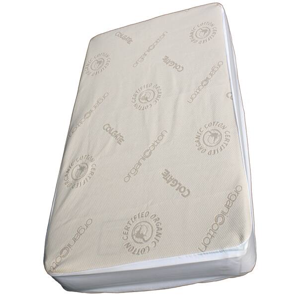 Shop Colgate Organic Cotton Crib Fitted Waterproof Mattress Cover