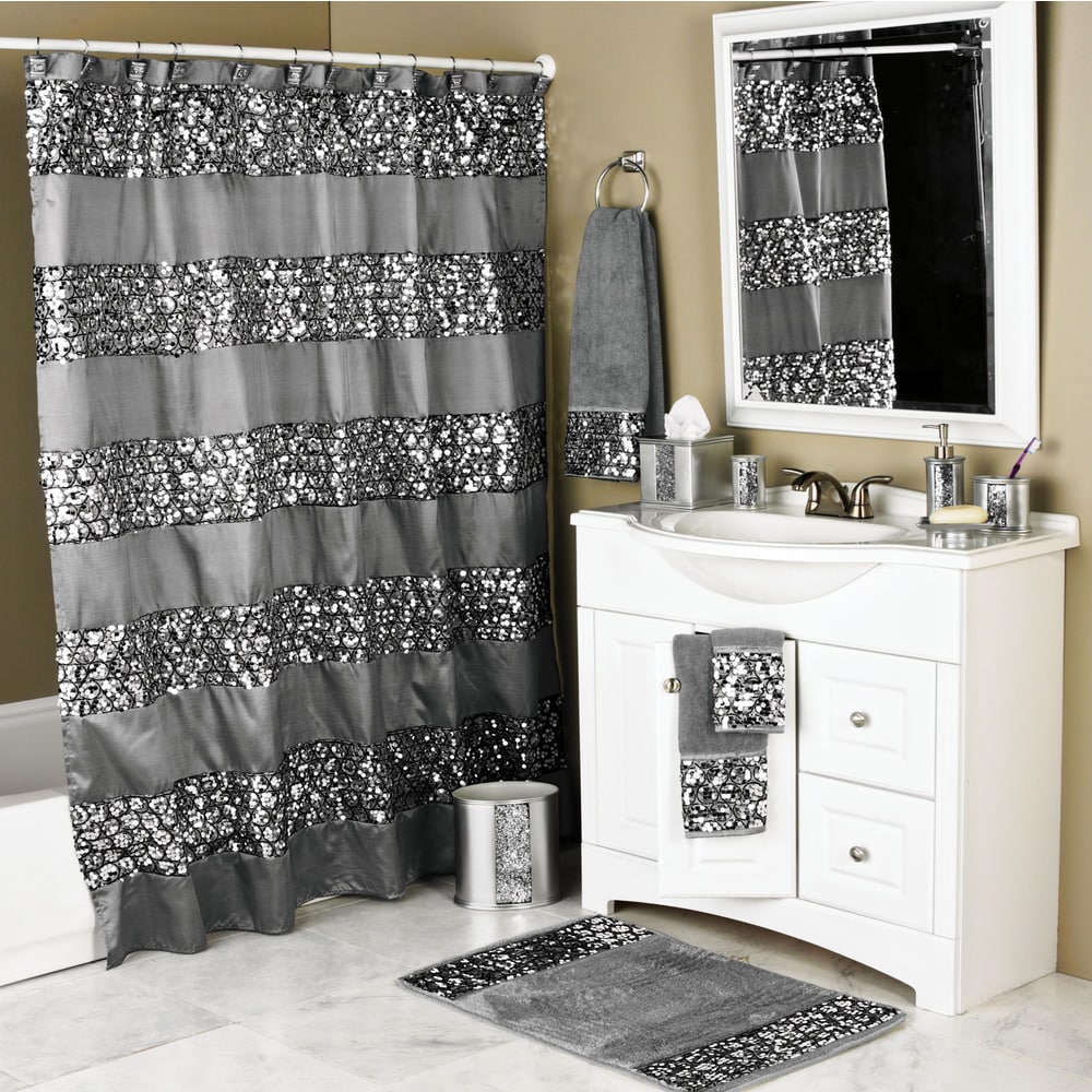  Shower Curtain Sets 4 Piece Bathroom Decor Sets with