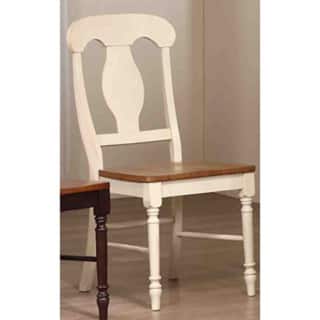 Iconic Furniture Antiqued Caramel/ Biscotti Napoleon Dining Chair (Set of 2)