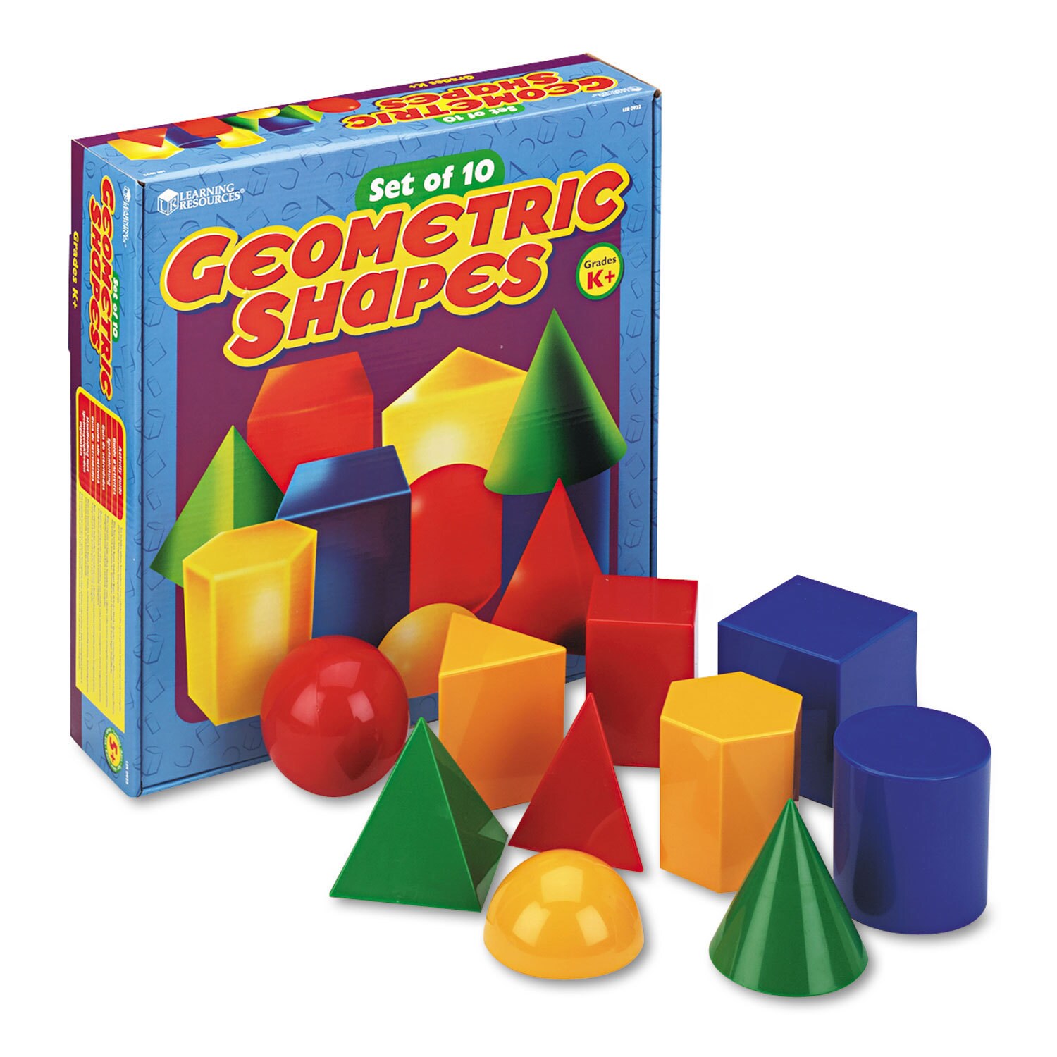 Learning Resources Geometry Shape (Pack of 10) 765023809220 eBay