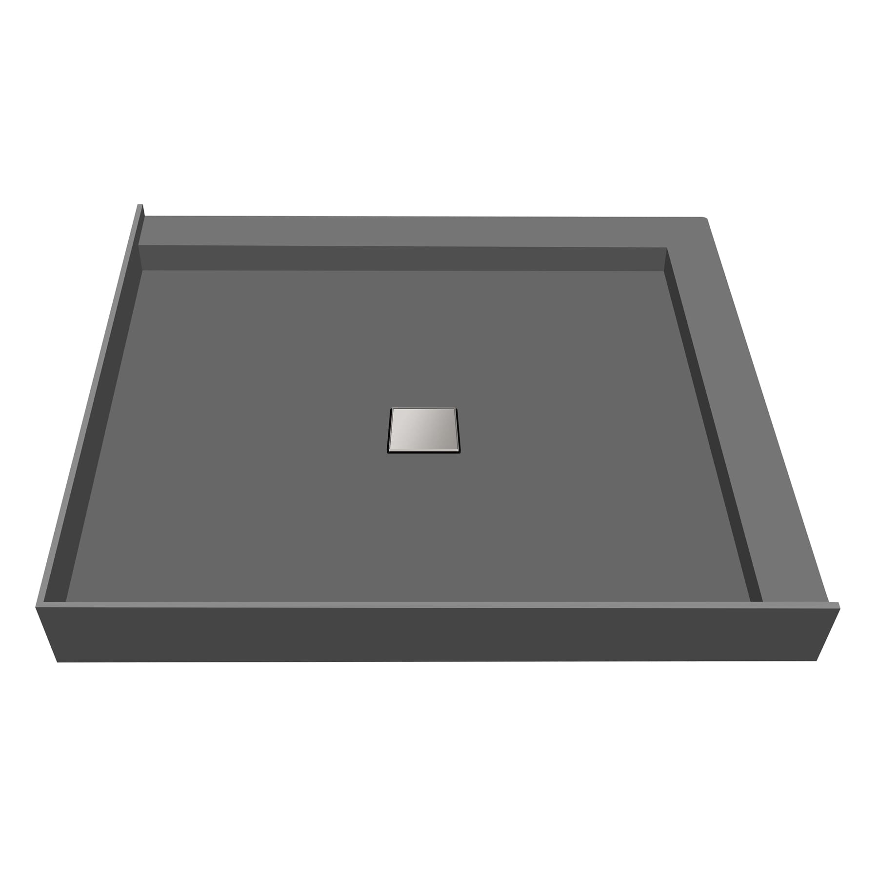 Wonder Drain 30 X 60 Single Curb Shower Pan Tileable Center, 54% Off