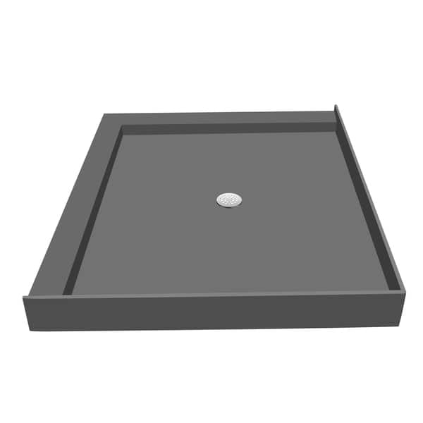 Redi Base 36 x 60 Shower Pan Center Drain Left Dual Curb - Bed Bath ...