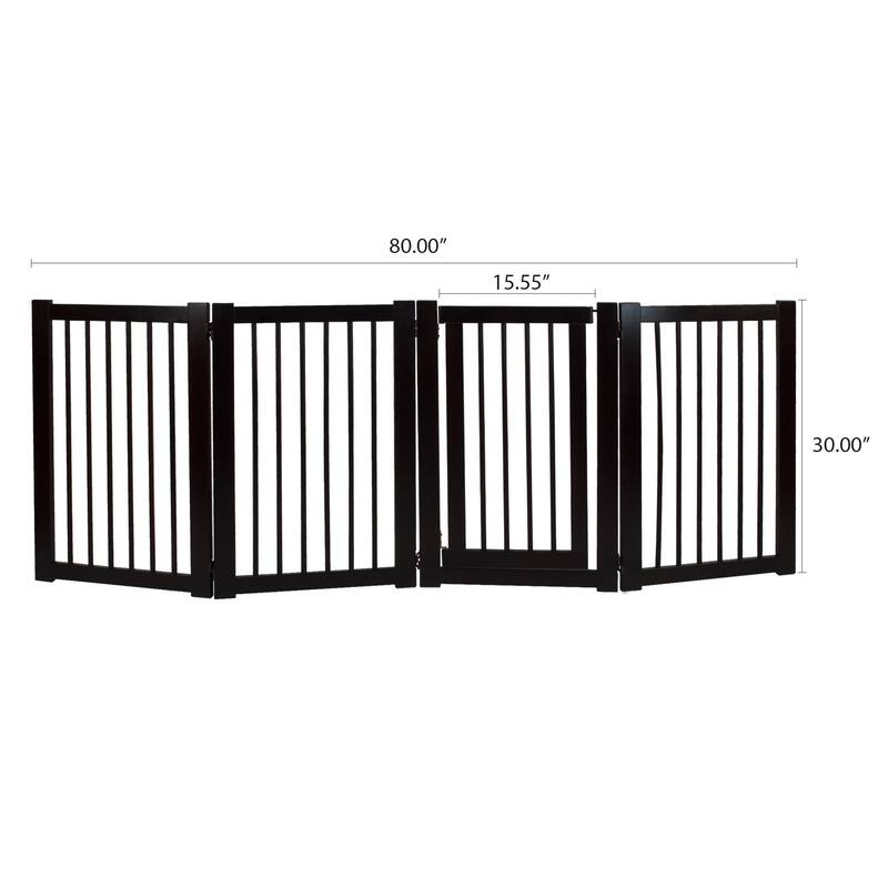 American Trails Free Standing Pet Gate with Door