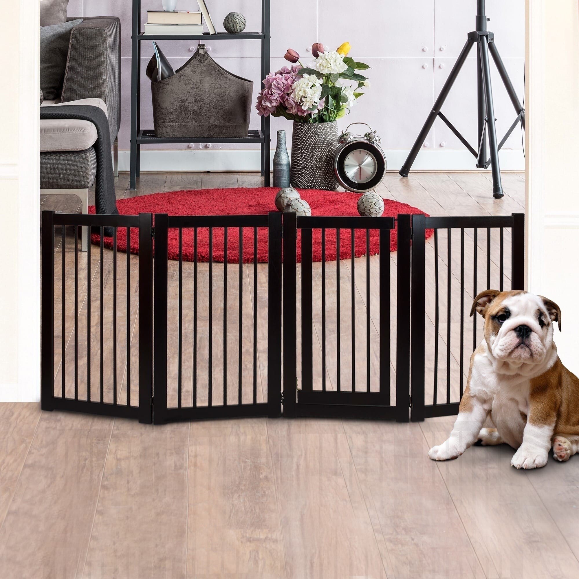 standing pet gate