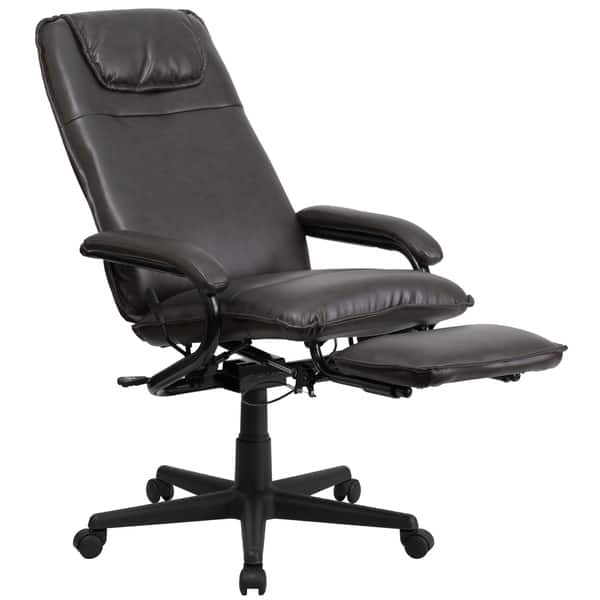 High Back Leathsoft Executive Reclining Office Chair High Back Leathsoft Executive Reclining Office Chair