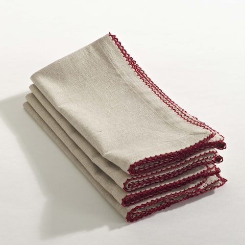 Crochet Scalloped Design Table Linens (set of 4)