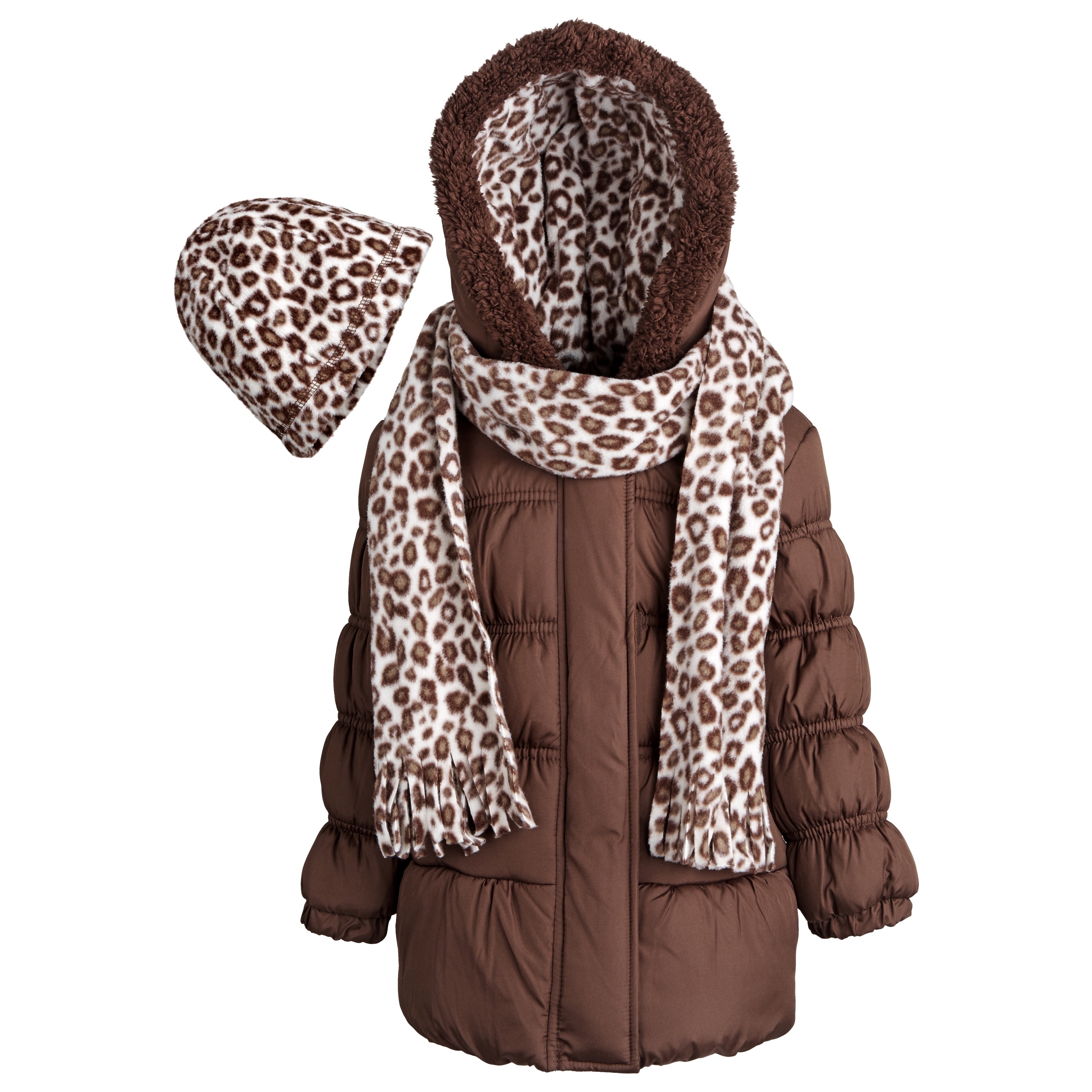 little girls hat and scarf set