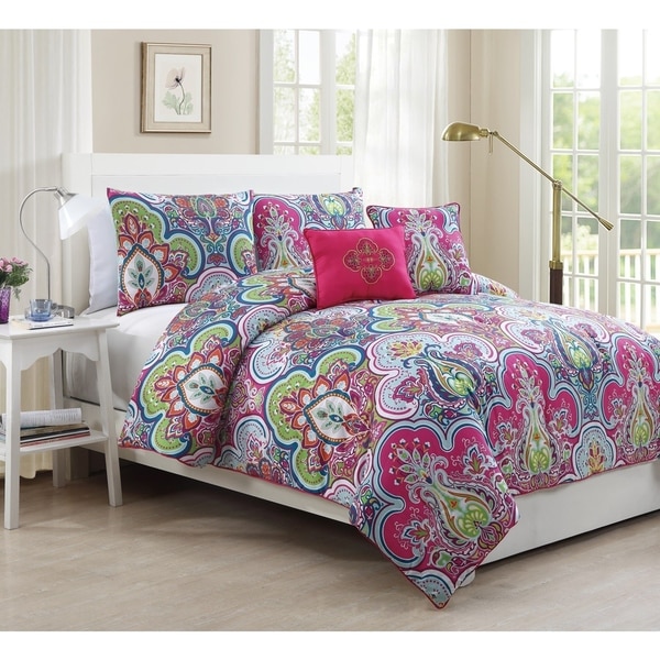 Avondale Manor Chester 5-piece Printed Comforter Set
