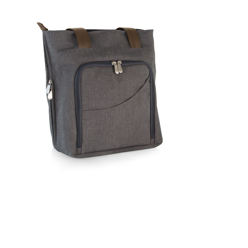Picnic Time Grey Sonoma Wine and Cheese Tote