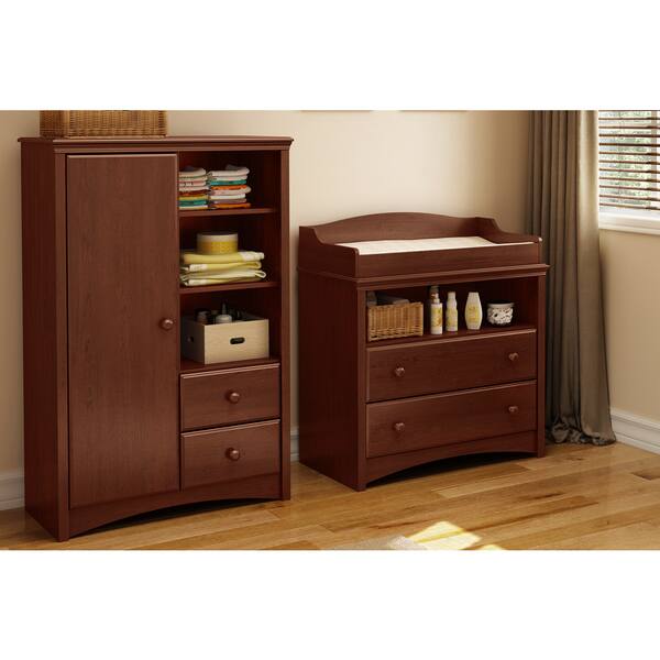 slide 2 of 2, South Shore Sweet Morning Changing Table with Drawers