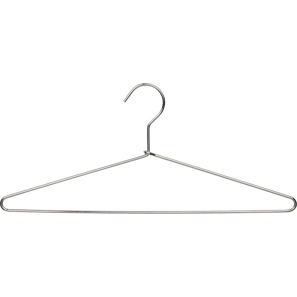Polished Chrome Metal Suit Hanger (Box of 25)