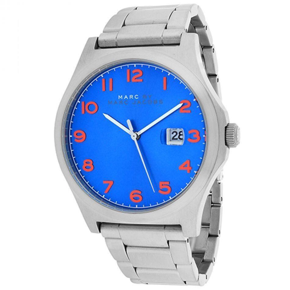 Marc Jacobs Men's MBM5058 Jimmy Round Silvertone Bracelet Watch