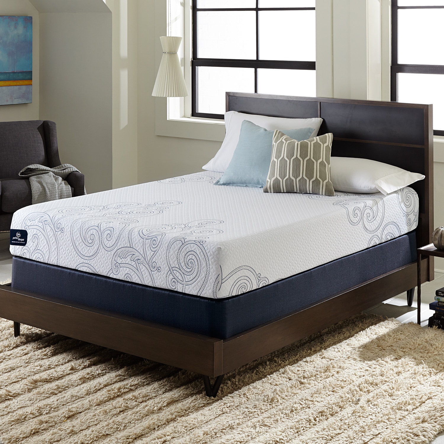 serta perfect sleeper gel memory foam mattress