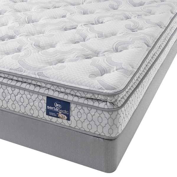 Shop Serta Extravagant Pillow Top Twin Size Mattress Set Free